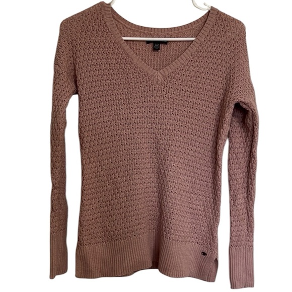 American Eagle Outfitters Sweaters - American Eagle Soft Blush Knit Longsleeve Sweater Size XS